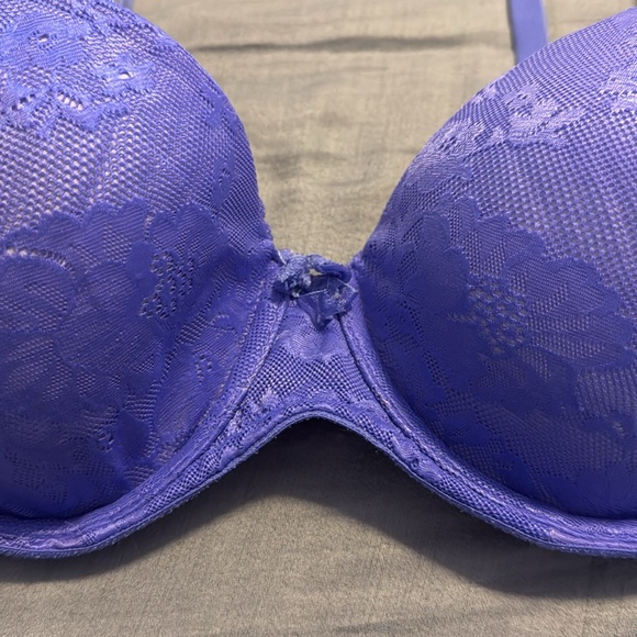 Victoria’s Secret Body by Victoria Lined Demi Purple Lace Bra 34D - Picture 3 of 5